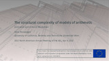 Rossegger-2022-The structural complexity of models of arithmetic-ao.pdf.jpg