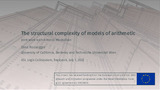 Rossegger-2022-The Structural Complexity of Models of Arithmetic-ao.pdf.jpg